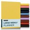 Harbor Large Weekly and Monthly Planner 2026 - Calendar Planner and Notebook, Durable Faux Leather, 192 Pages, Softcover & Book Bound - 9.75 x 7.5 "